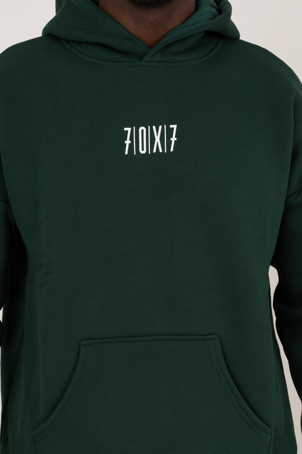 70X7 Yeşil Kapüşonlu Sweatshirt