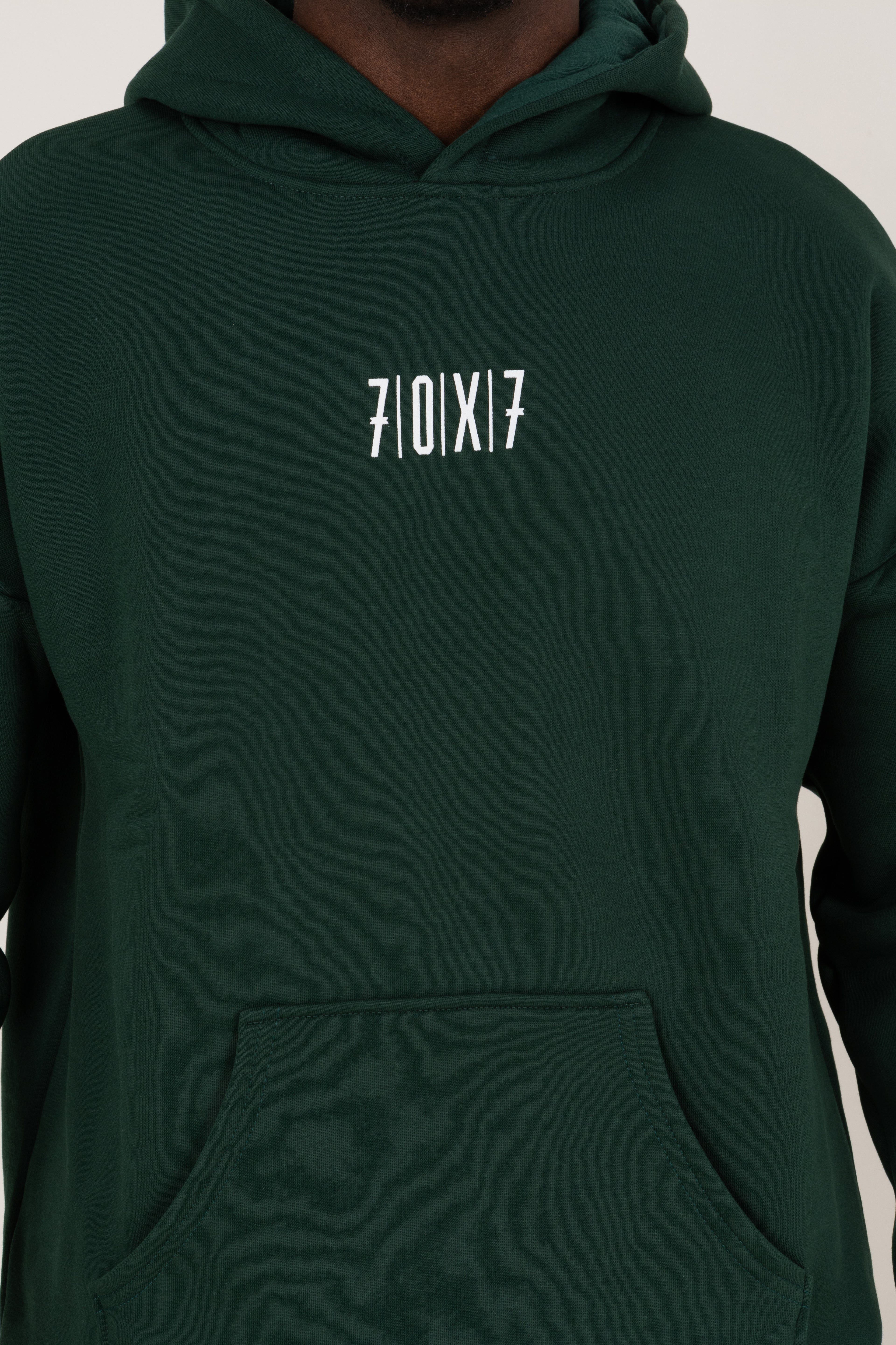 70X7 Yeşil Kapüşonlu Sweatshirt
