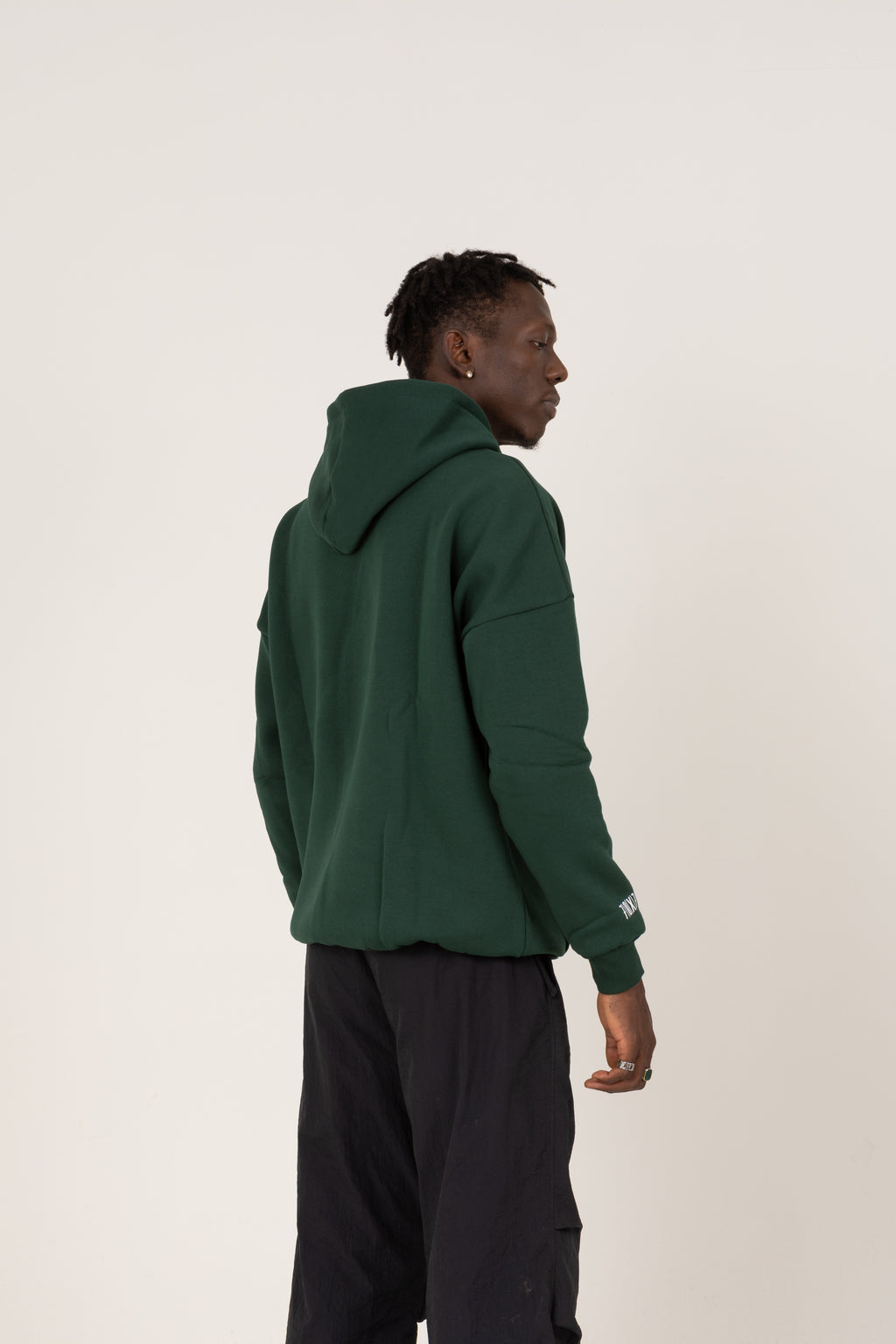 70X7 Yeşil Kapüşonlu Sweatshirt