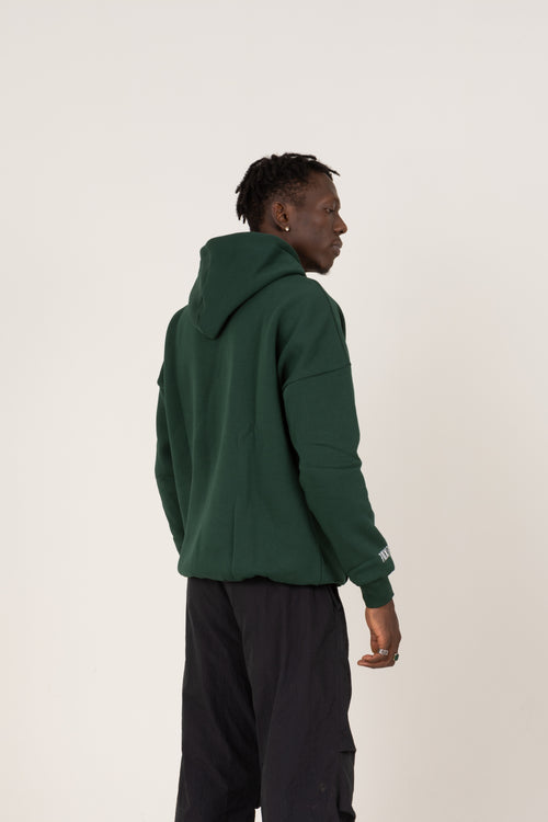 70X7 Yeşil Kapüşonlu Sweatshirt