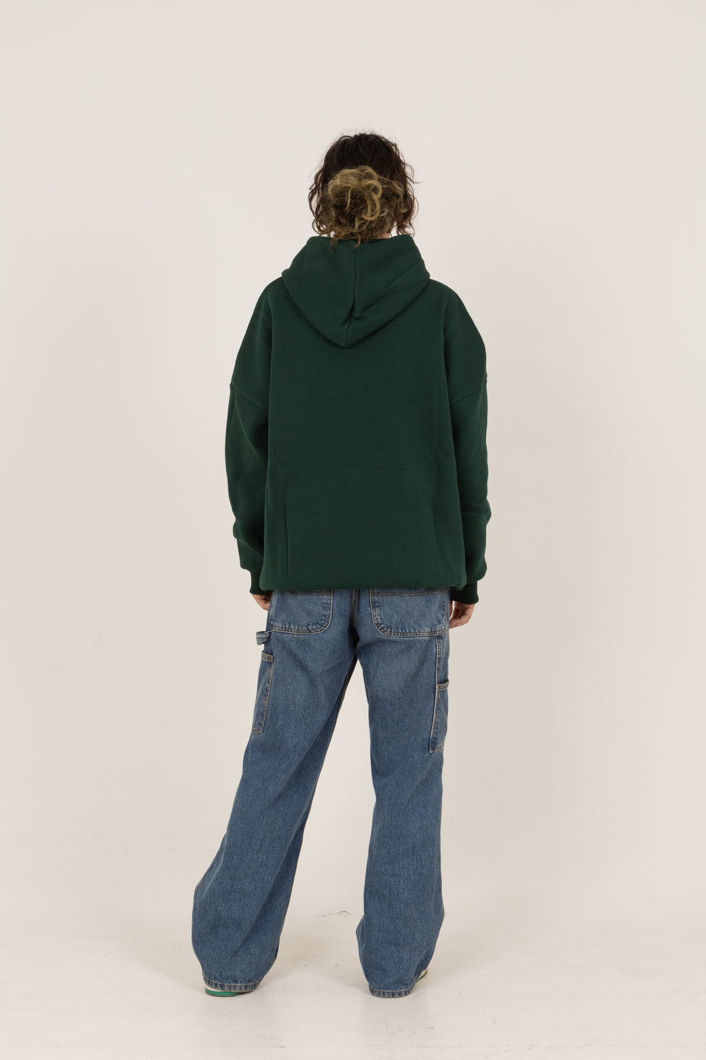 70X7 Yeşil Kapüşonlu Sweatshirt