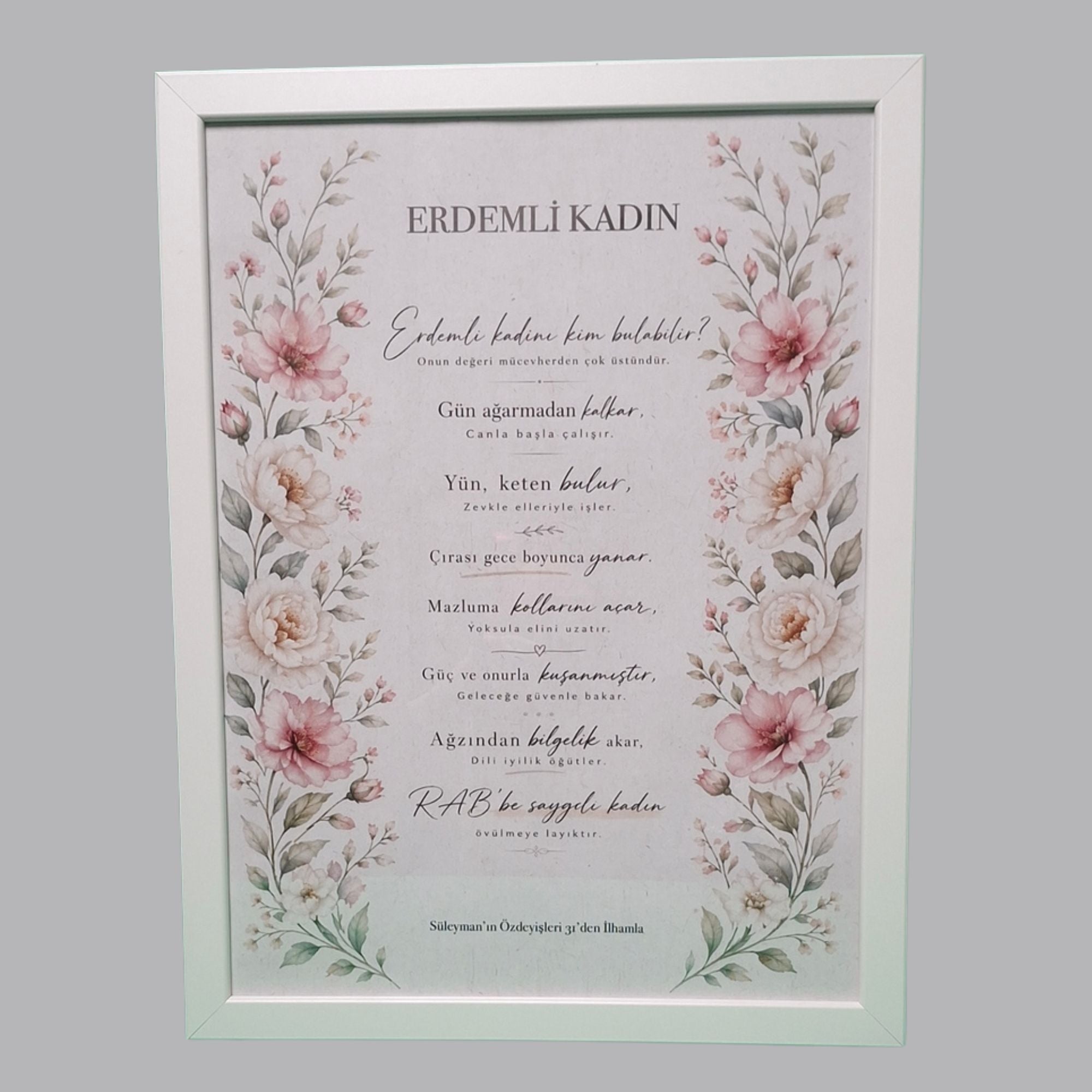 Erdemli Kadın Tablo