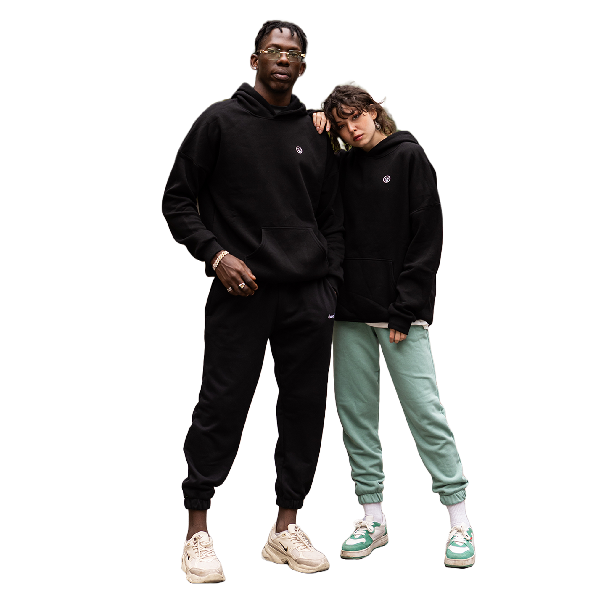 Smiley Kapüşonlu Sweatshirt