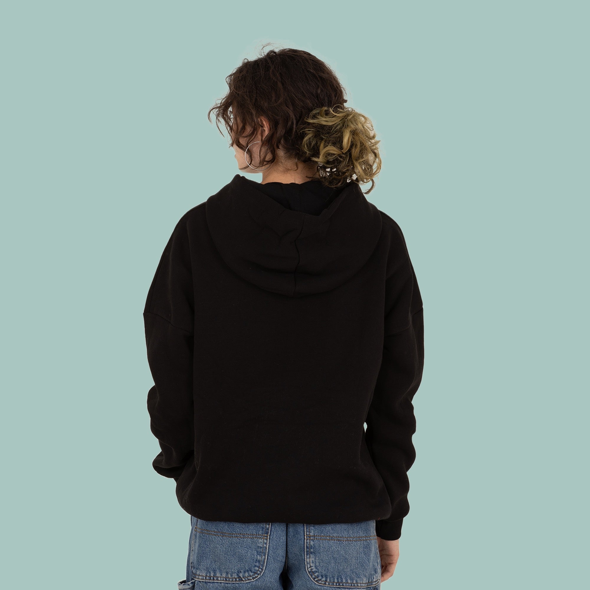 Smiley Kapüşonlu Sweatshirt