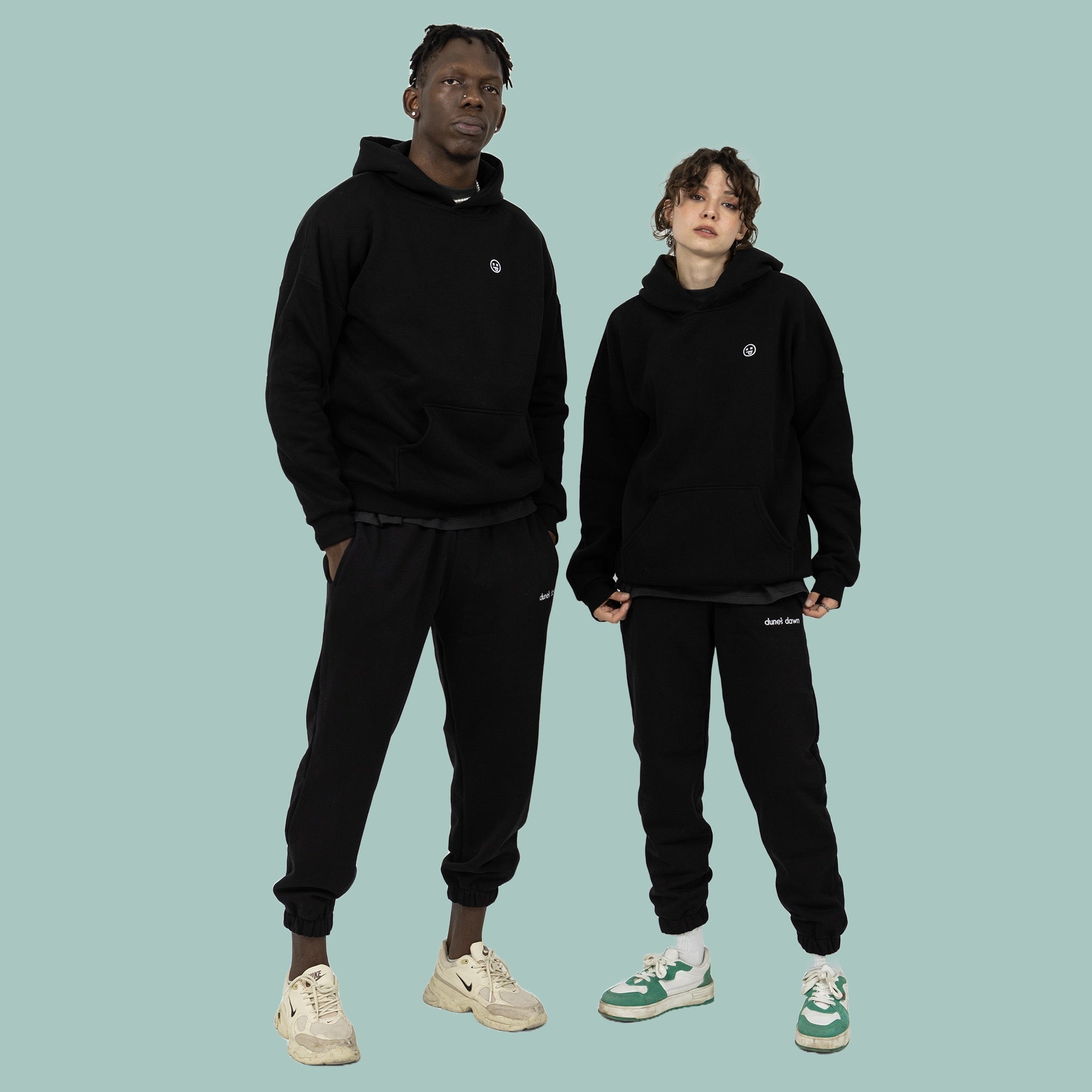 Smiley Kapüşonlu Sweatshirt